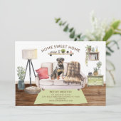 Rottweiler Dog Moving Ankündigung (Stehend Vorderseite)