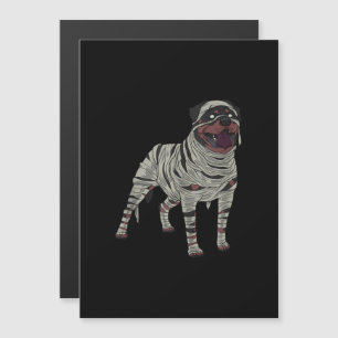 Rottweiler Dog Mummy Halloween Kostümliebhaber Magneteinladung