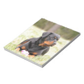 Rottweiler Dog Notizblock (Rotiert)