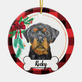 Rottweiler Dog Ornament
