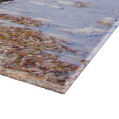 Rottweiler Dog Painting Glass Cutting Board Schneidebrett (Ecke)