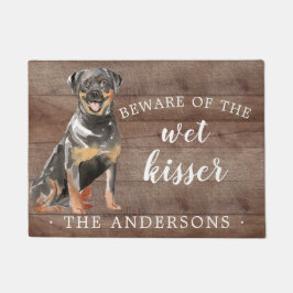 Rottweiler Dog Personalisiert Door Mat Fußmatte