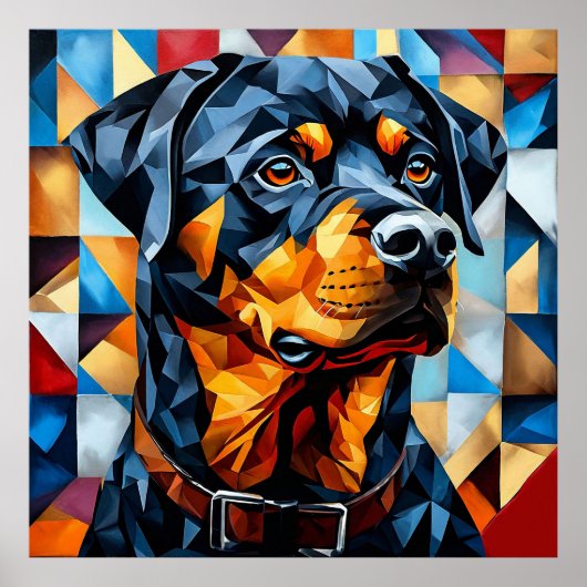 Rottweiler Dog Poster (Vorne)