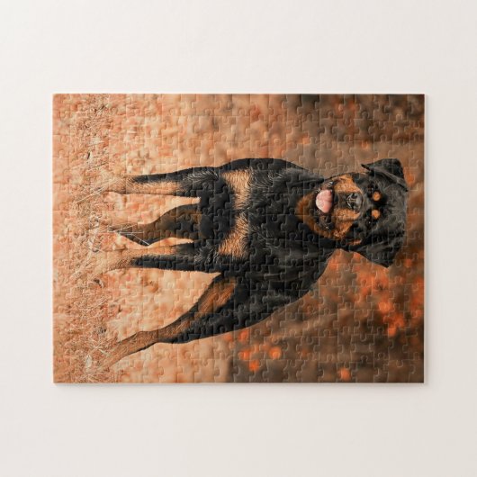 Rottweiler Dog Puzzle (Horizontal)
