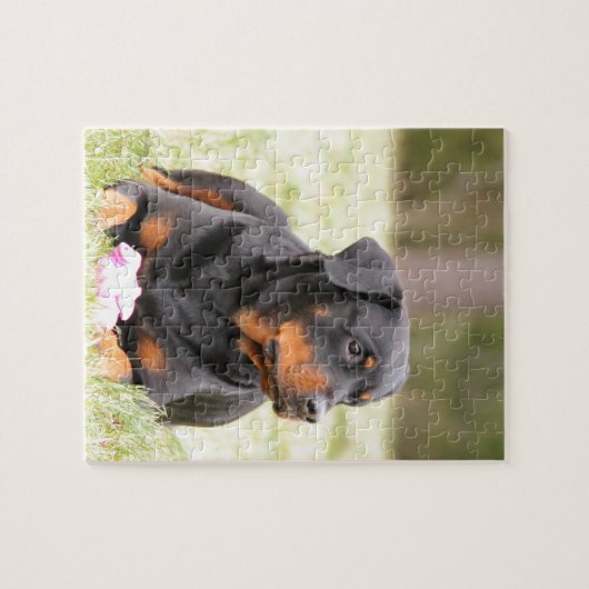 Rottweiler Dog Puzzle (Horizontal)