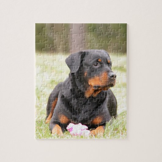 Rottweiler Dog Puzzle (Vertikal)