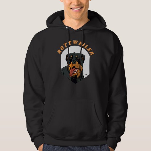 Rottweiler Dog Rotti Hoodie (Vorderseite)