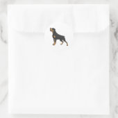 Rottweiler Dog - Rottie Pride Runder Aufkleber (Tasche)