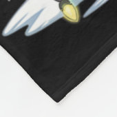 Rottweiler Dog Santa Hat Christmas Tree Light Xmas Fleecedecke (Ecke)