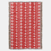 Rottweiler Dog Silhouetten Niedliches Weihnachtsmu Decke (Vorderseite Vertikal)