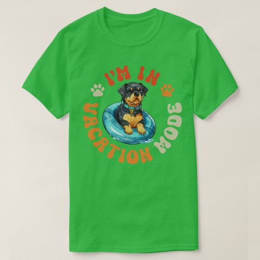 Rottweiler Dog T-Shirt (Design vorne)