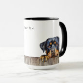 Rottweiler Dog Tasse (VorderseiteRechts)