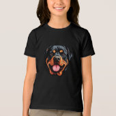 Rottweiler Dog Tri-Blend Shirt (Vorderseite)