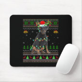 Rottweiler Dog Ugly Christmas Sweaters Holiday San Mousepad (Mit Mouse)