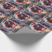 Rottweiler Dog Valentine's Day Geschenkpapier (Ecke)