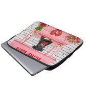 Rottweiler Dog Valentine's Day Kissing Booth Laptopschutzhülle (Vorne Knopf)