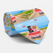 Rottweiler Dog Valentine's Day Lkw Herz Krawatte (Gerollt)