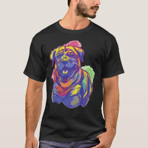 Rottweiler Dog Watercolor Hund T-Shirt