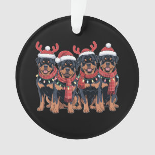 Rottweiler Dog Weihnachten Weihnachten Weihnachten Ornament