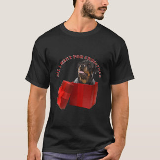 Rottweiler Dog Weihnachtsbaum Weihnachtsfest T-Shirt