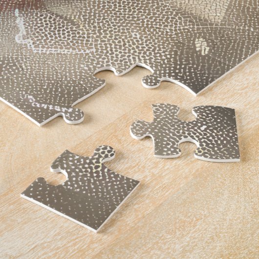 Rottweiler Dog Weihnachtsfest Puzzle (Seite)