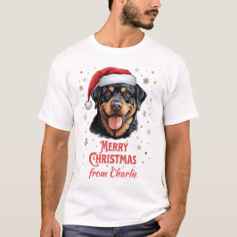 Rottweiler Dog wie Weihnachten T-Shirt