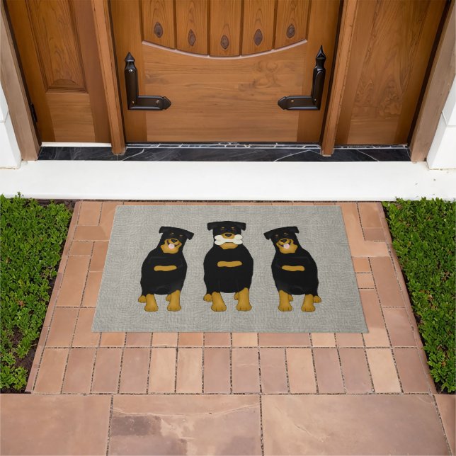 Rottweiler Doormat Fußmatte (Außenbereich)