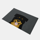 Rottweiler Doormat Fußmatte (Schrägansicht)