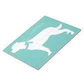 Rottweiler Doppy Puppy Rottie Notizblock (angewinkelt)