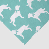 Rottweiler Doppy Puppy Rottie Seidenpapier (Detail)