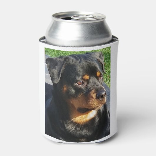 Rottweiler Dosenkühler (Kanne Vorderseite)