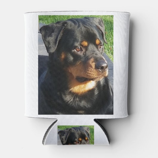 Rottweiler Dosenkühler (Vorderseite)
