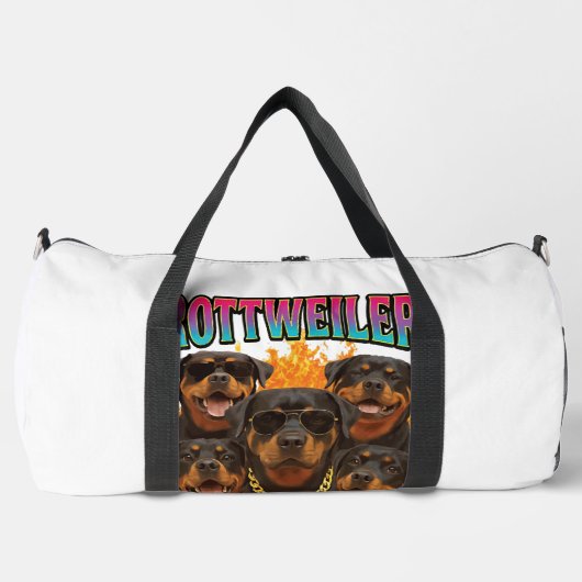 Rottweiler  duffle bag (Vorderseite)