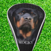 Rottweiler Dunkelgrau Golf Headcover
