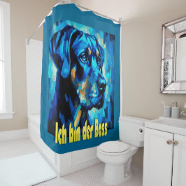 Rottweiler Duschvorhang