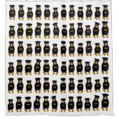 Rottweiler-Duschvorhang Duschvorhang (Vorderseite)