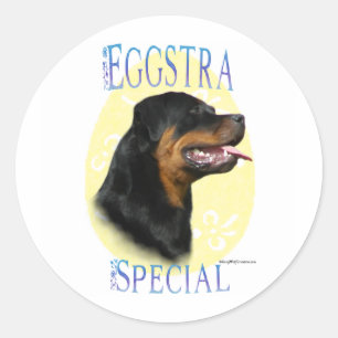 Rottweiler Eggstra Special - Aufkleber