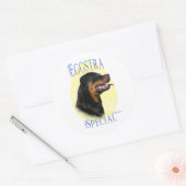 Rottweiler Eggstra Special - Aufkleber (Umschlag)