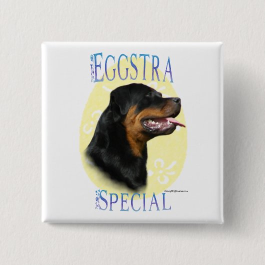 Rottweiler Eggstra Special Button (Vorderseite)