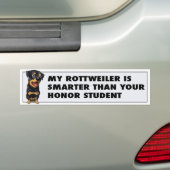 Rottweiler Ehre Autoaufkleber (Auf Auto)