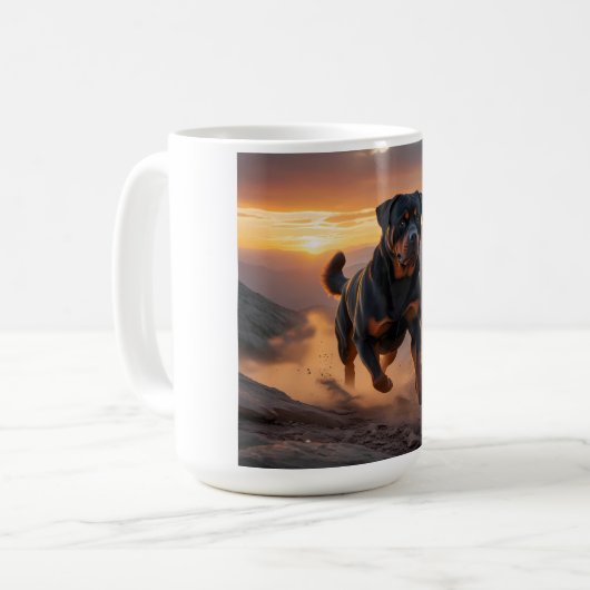 Rottweiler Elegant Coffee Tasse (Vorderseite Links)