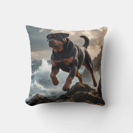 Rottweiler Elegant Throw Kissen