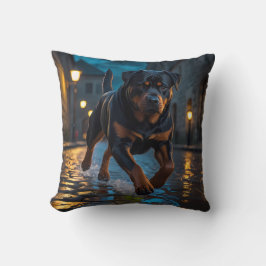 Rottweiler Elegant Throw Kissen
