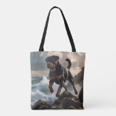 Rottweiler Elegante Tote Bag Tasche (Rückseite)