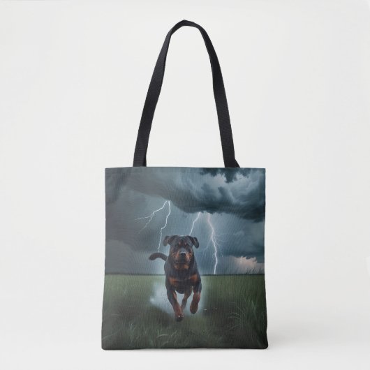 Rottweiler Elegante Tote Bag Tasche (Vorderseite)