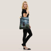 Rottweiler Elegante Tote Bag Tasche (Am Model)
