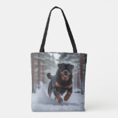 Rottweiler Elegante Tote Bag Tasche (Rückseite)