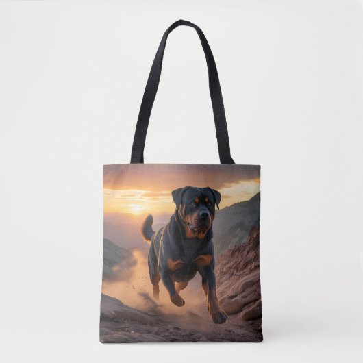 Rottweiler Elegante Tote Bag Tasche (Vorderseite)