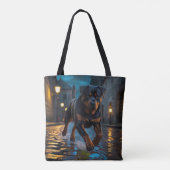 Rottweiler Elegante Tote Bag Tasche (Rückseite)