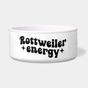 Rottweiler Energy Keramik Dog Bowl Napf
